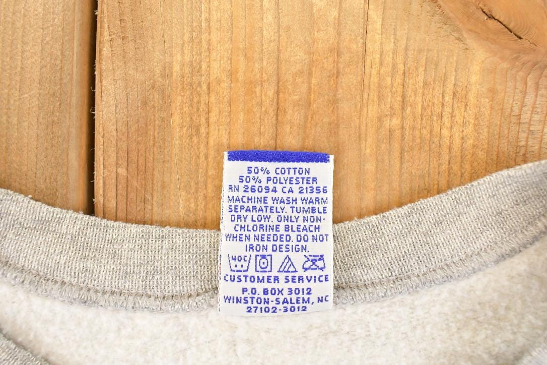 Vintage 1990s Parker Prairies Panthers Champion Graphic Print Crewneck Sweatshirt Men's XL