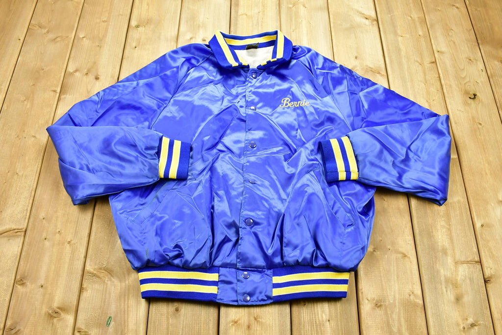 Vintage 1980s Brookfield National Little League Satin Jacket Jacket