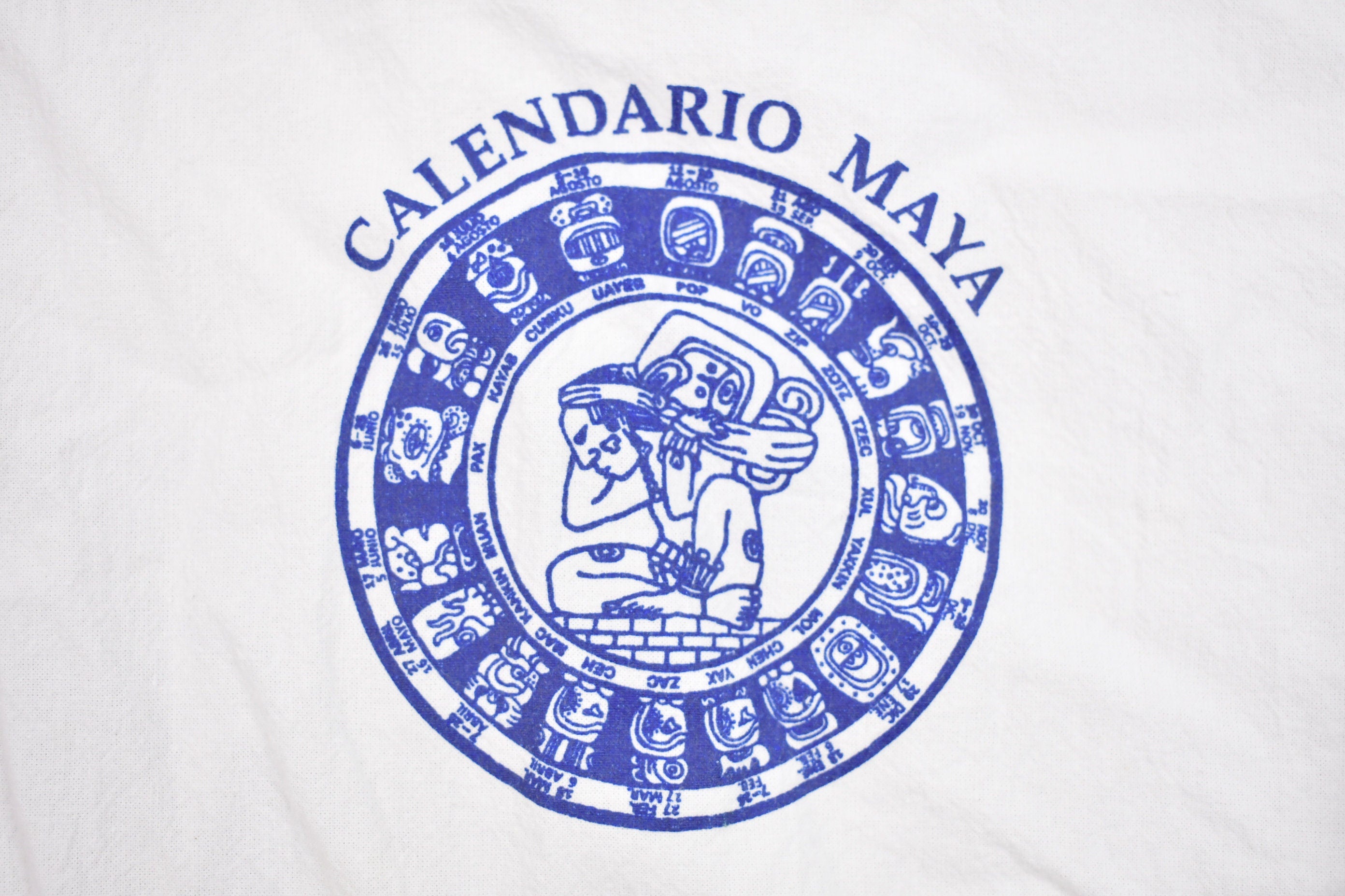 Vintage 1990s Calendario Maya Windbreaker