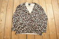 Vintage 1990's Grace Elements Animal Print Button Up Light Jacket