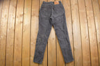 Vintage 1990s Levi's 512 Red Tab Women's Black Jeans Size 26 x 31