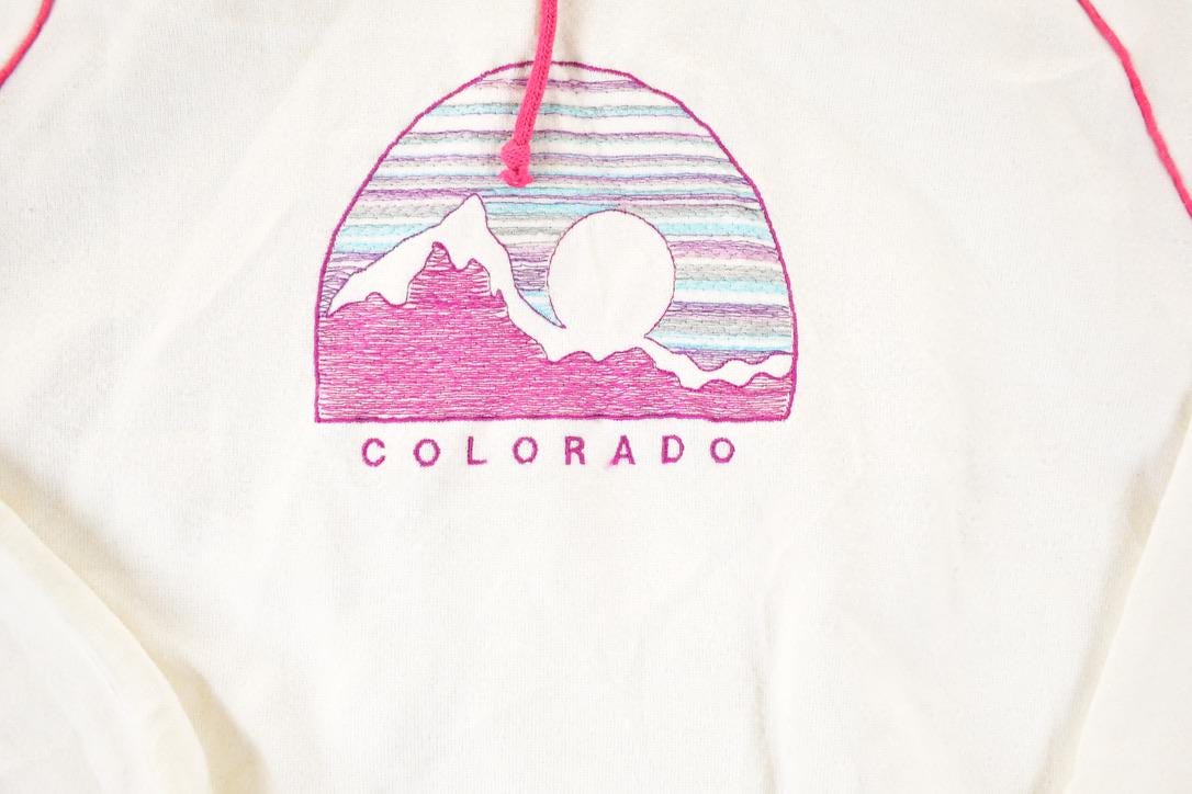 Vintage 1990s Colorado Hoodie Sweatshirt Women's XL
