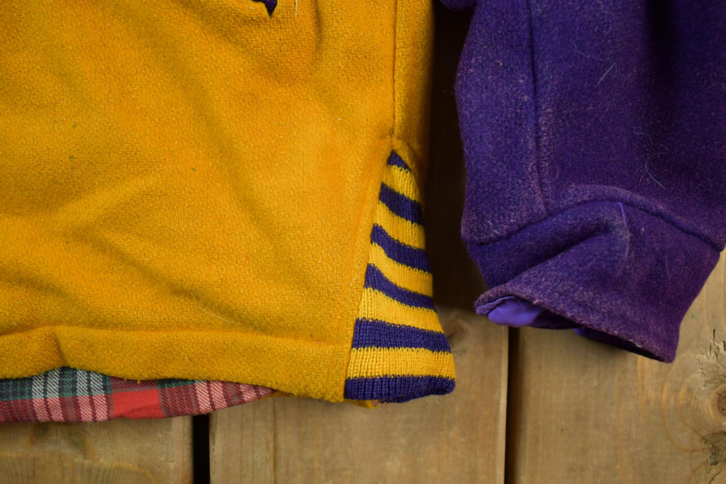 Vintage 1990s Don Bell Sports Award Jackets Kinsmen Bellville Wool Varsity Hockey Jacket Made In USA