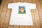 Vintage 1997 Frankenstein USPS Mail Stamp Graphic T-shirt