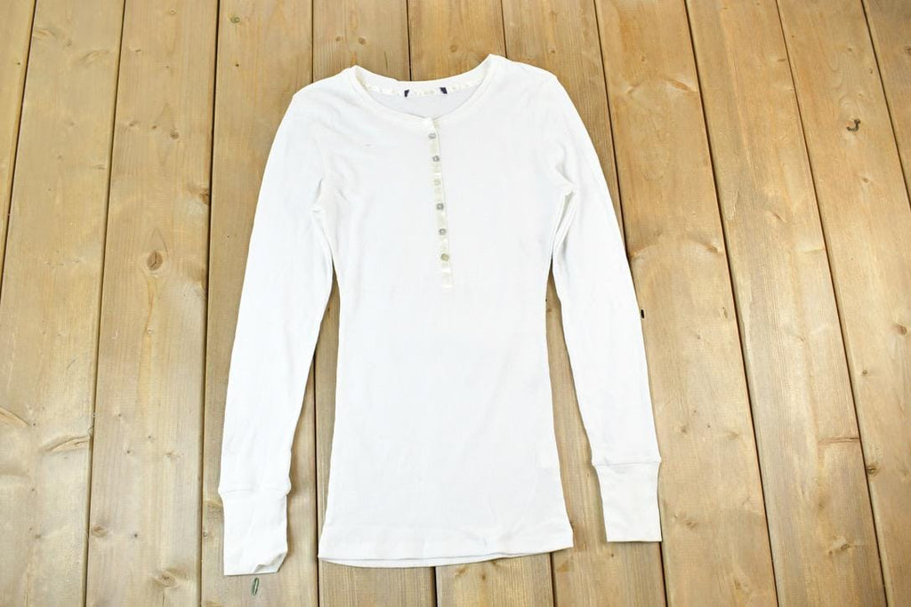 Women Vintage Vigoss Y2K Waffle Knit T-Shirt