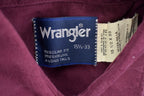 Vintage 1990s Wrangler Western Blank Button Up Shirt