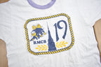 Vintage 1960s 19th Seabees RMCB Graphic Ringer T Shirt Militaria