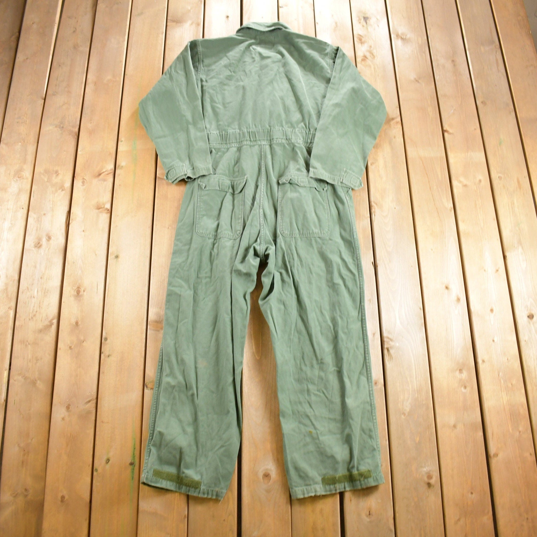 Vintage 1997 Military Type 1 Sateen Coveralls Jumpsuit Size X-Large