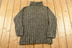Vintage 1990s Eddie Bauer Turtle Neck Knit Sweater Women's XL