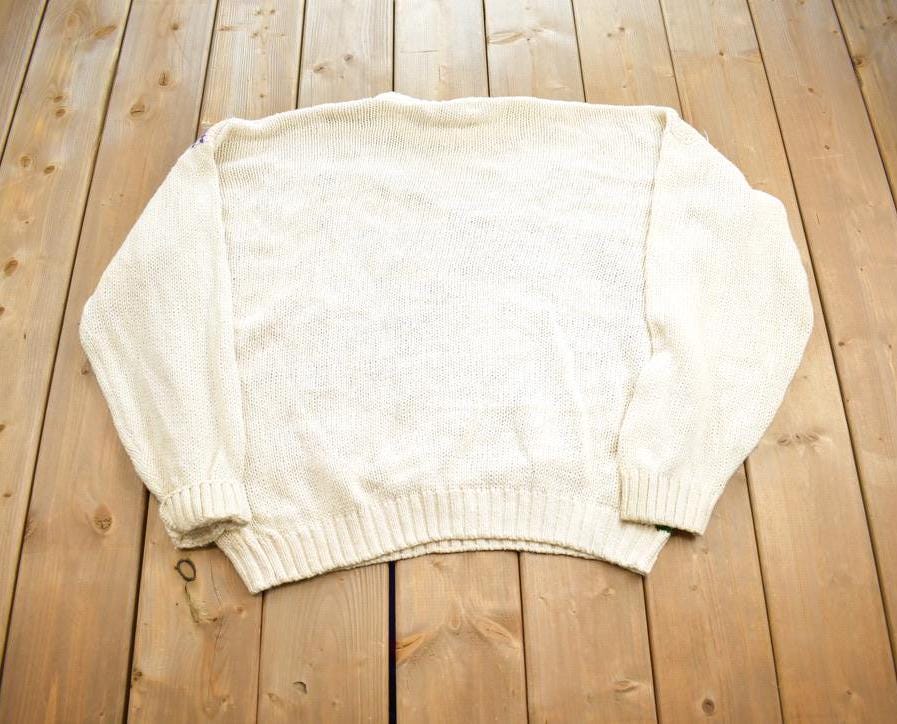 Vintage 1990s Knit Crewneck Sweater