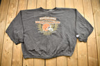 Vintage 1980s Cleveland Browns NFL Logo Athletic Crewneck Sweatshirt