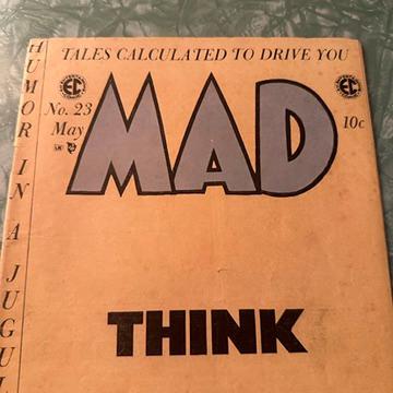 MAD #23 - COMPLETE - Last Mad in Comic Book Format! - Classic EC Comic! 1955