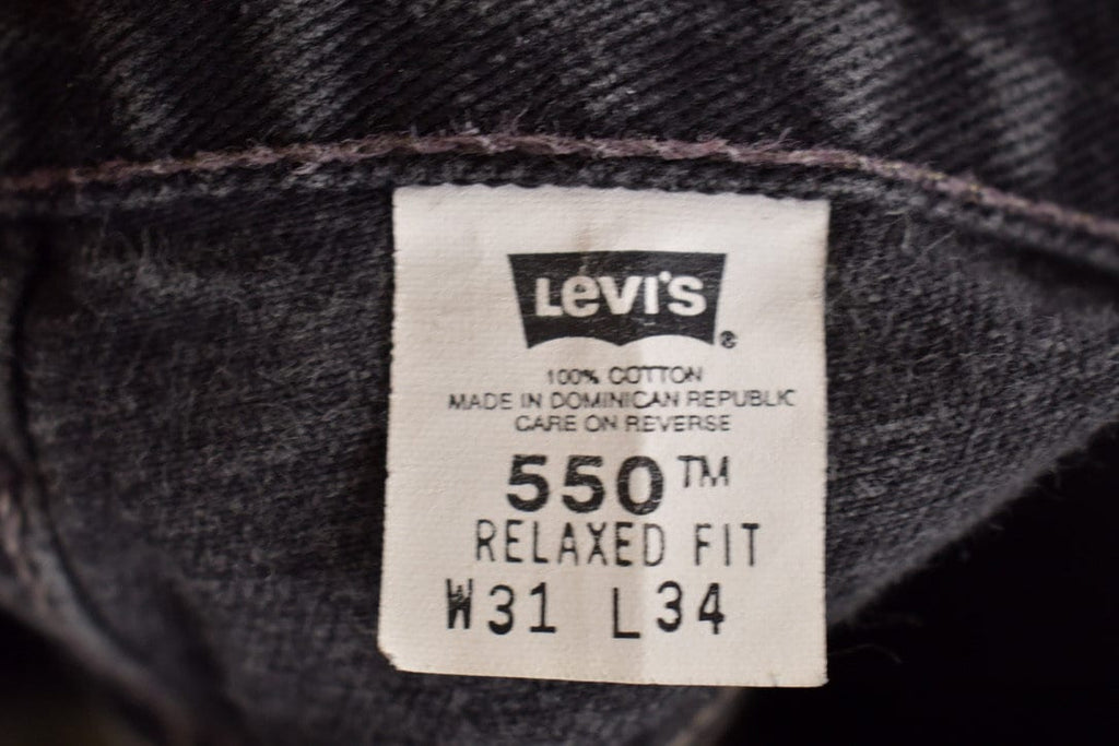 Vintage 1990s Levi's 550 Red Tab Relaxed Fit Jeans Size 29 x 32