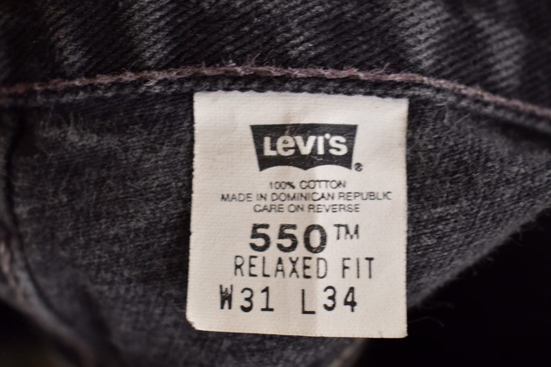 Vintage 1990s Levi's 550 Red Tab Relaxed Fit Jeans Size 29 x 32