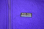 Vintage 1990s White Sierra Fleece Zip Up Sweater