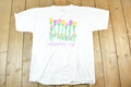Vintage 1990s Pushing Daisies Albany New York Souvenir T-Shirt Women's XL