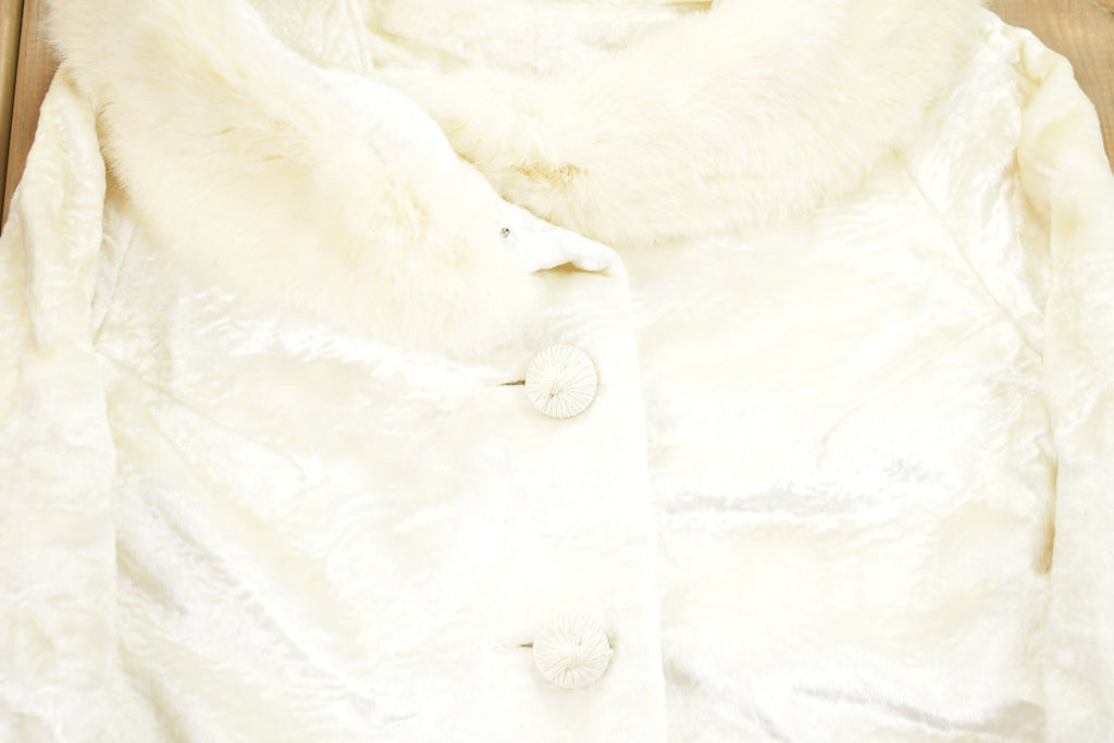 Vintage 1980s Broad Mink Fur Coat