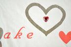 Vintage 1990s You Make My Heart Beat Cute Love Souvenir Single Stitch Graphic Print T-Shirt Made In USA