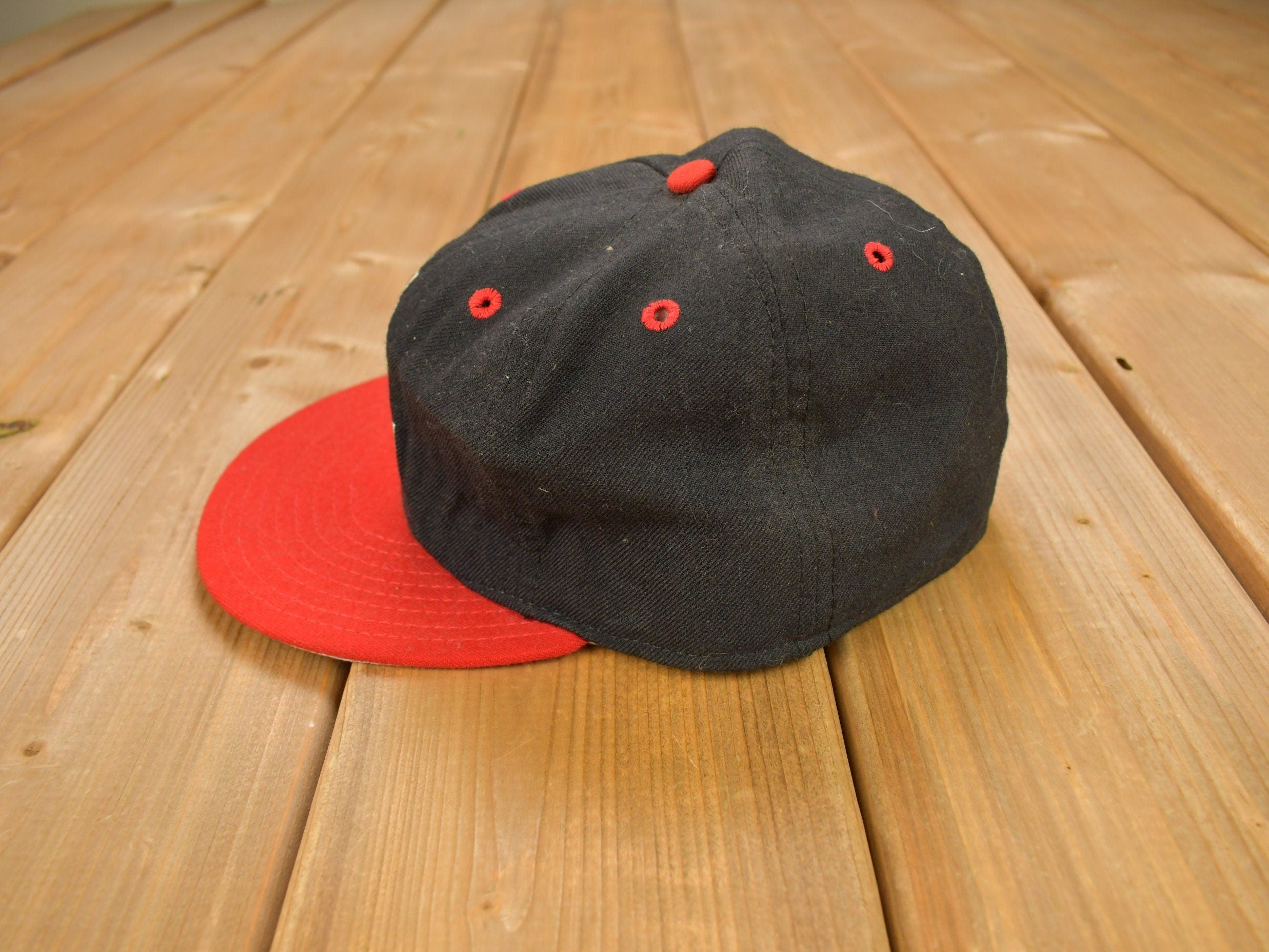 Vintage 1990s Lansing Lugnuts New Era 5950 Fitted Hat Size 7 3