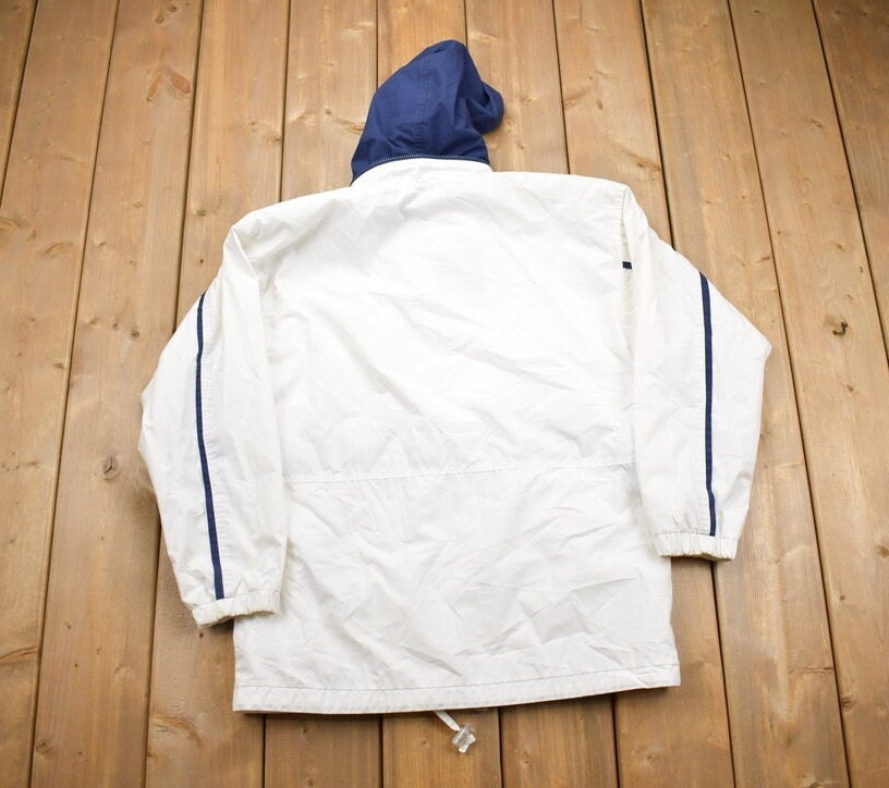Vintage 1990s London Fog White Windbreaker Jacket