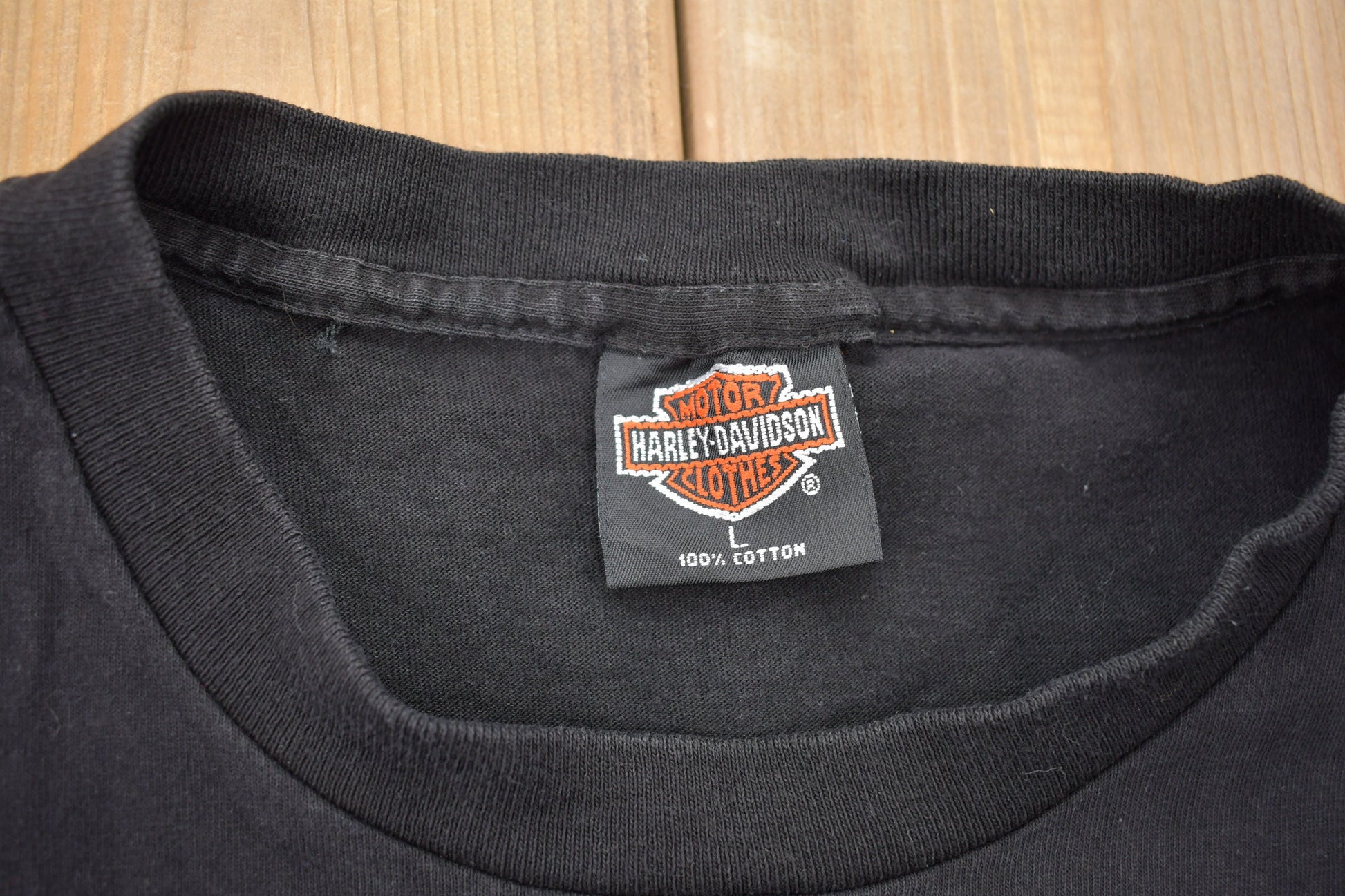 Vintage 1994 Harley Davidson New Kingstown Motorcycles T-Shirt