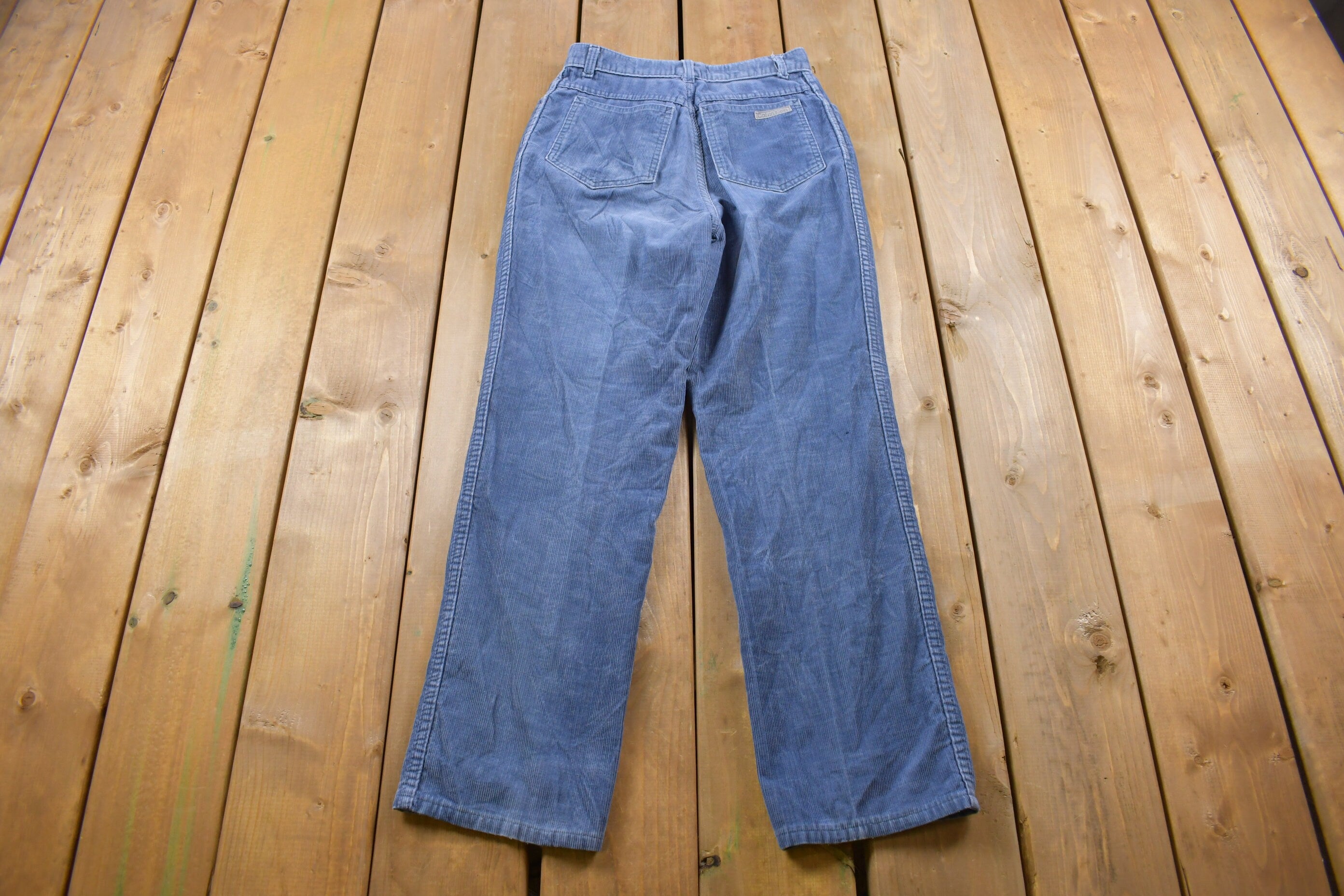 Vintage 1990's Calvin Klein Corduroy Straight Leg Pants 25 x 27