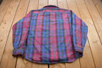 Vintage 1990s Outdoor Exchange Plaid Button Up Shirt