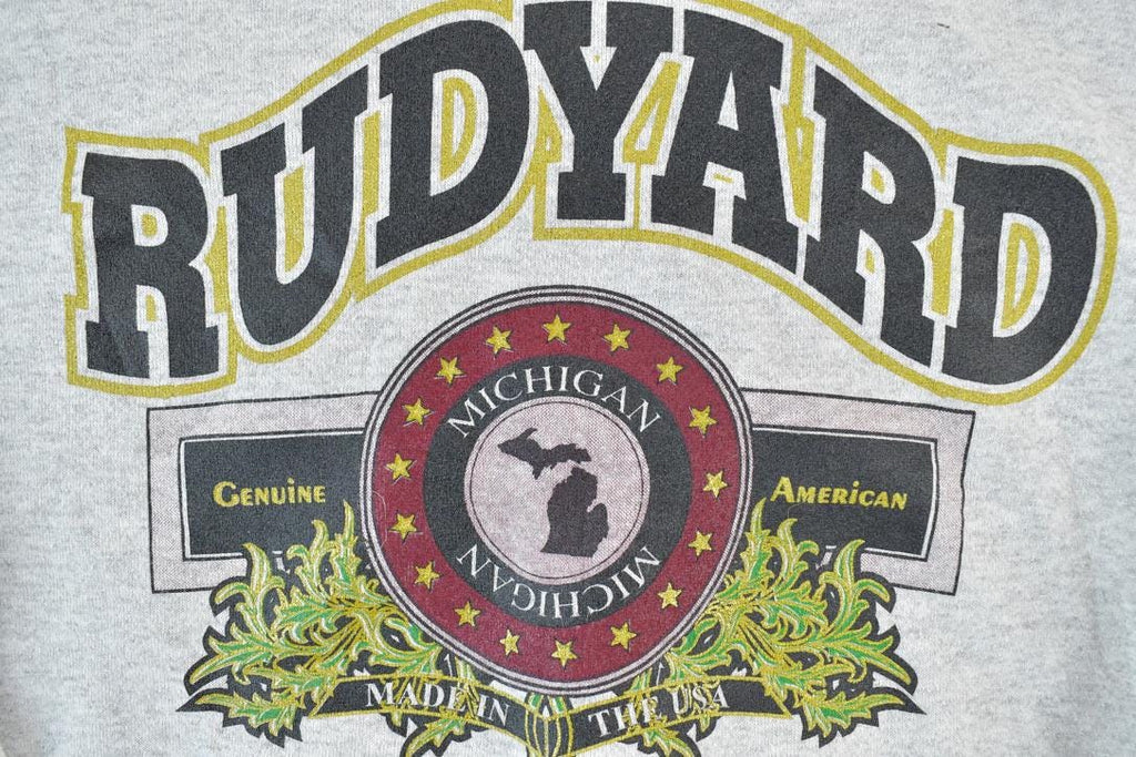 Vintage 1990s Rudyard Michigan Crewneck Sweatshirt Made In USA