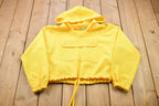 Vintage 1980s Bright Yellow Graphic Hoodie