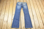 Vintage Y2K Miss Me Bedazzled Low Rise Jeans Size 26x33
