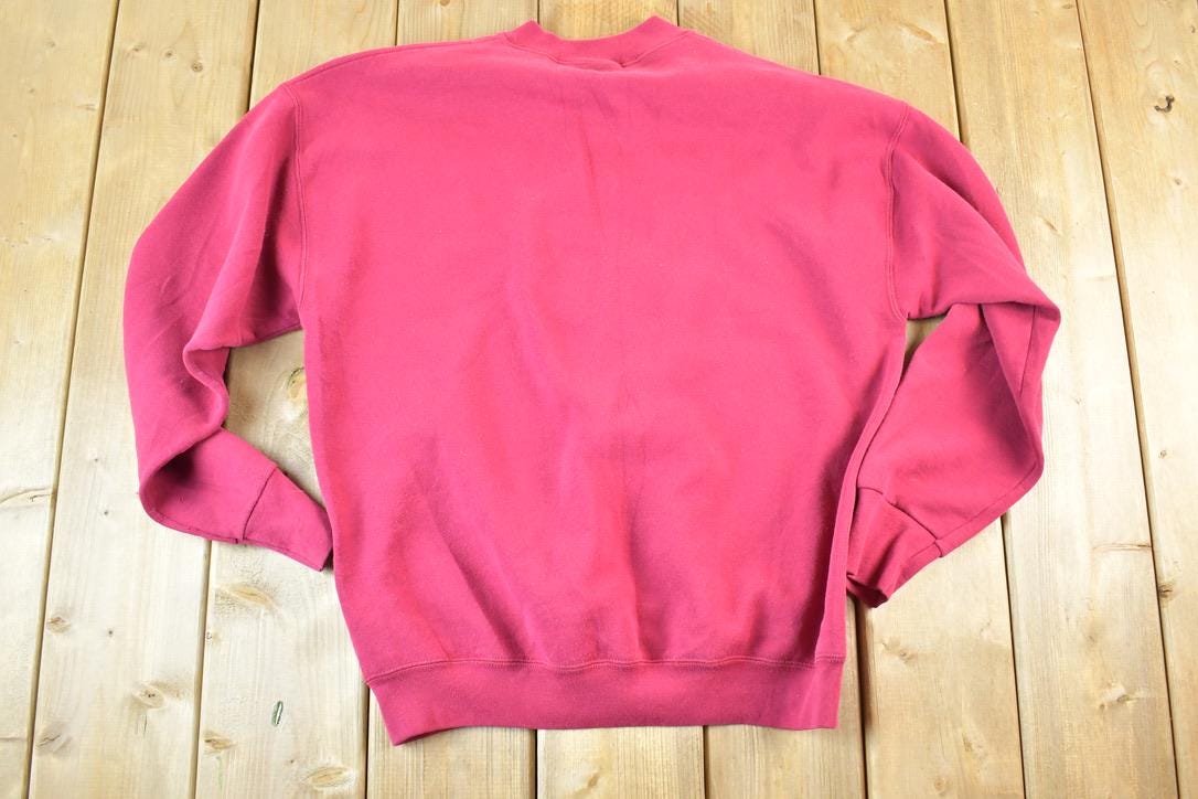 Vintage 1990s Arizona Cactus Embroidered Crewneck Sweatshirt Mens L / Made In USA / 90s Souvenir Crewneck / Vintage Souvenir Crewneck