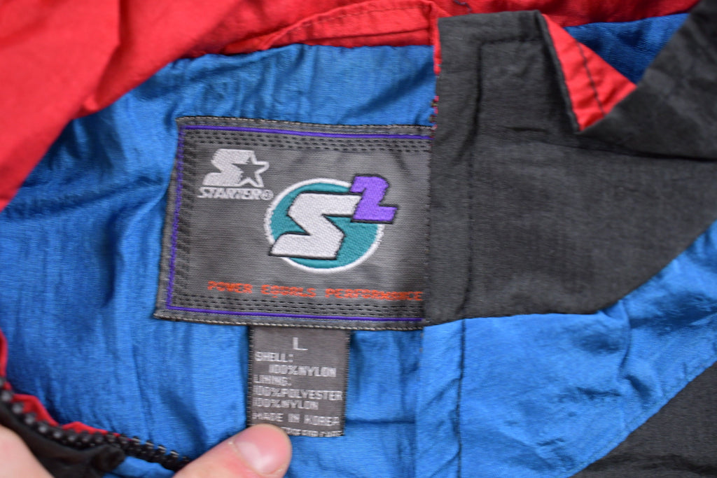 Vintage 1990s Starter Star Print Windbreaker Jacket