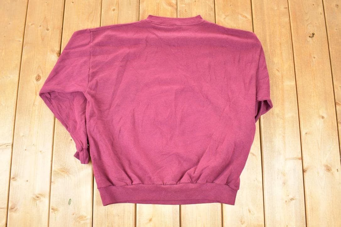 Vintage 1990s Minnesota Hockey Crewneck Sweatshirt Mens L