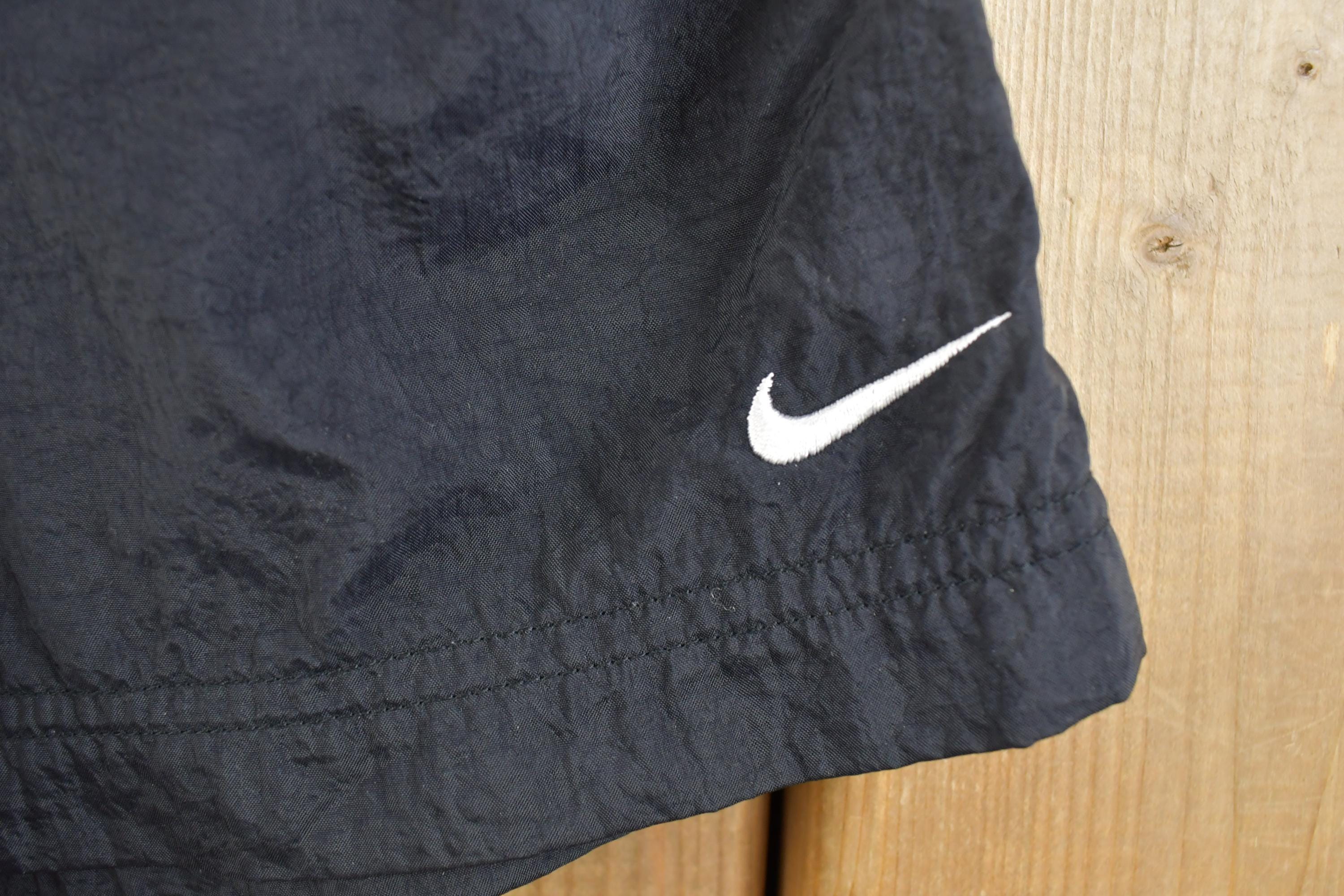 Vintage Y2K Nike Mini Swoosh Swim Shorts Size L
