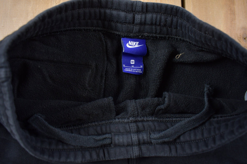 Vintage Y2K Nike Swoosh Black Dri-FIT Sweatpants Size M
