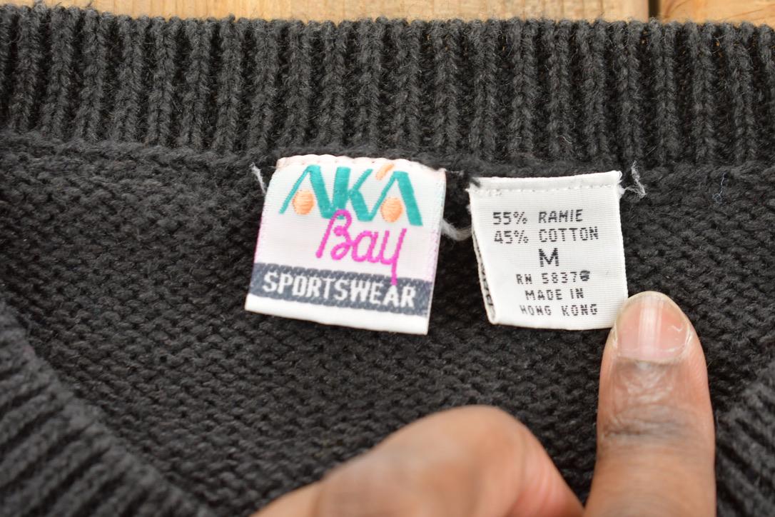 Vintage 1990s AKA Bay Sportswear Knit Sweatshirt