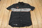 Vintage Y2K Harley Davidson Motorcycles Button Up Shirt