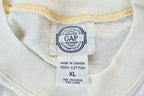 Vintage 1990s Polo Jeans Co. Textured Embroidered Logo V-Neck T-Shirt