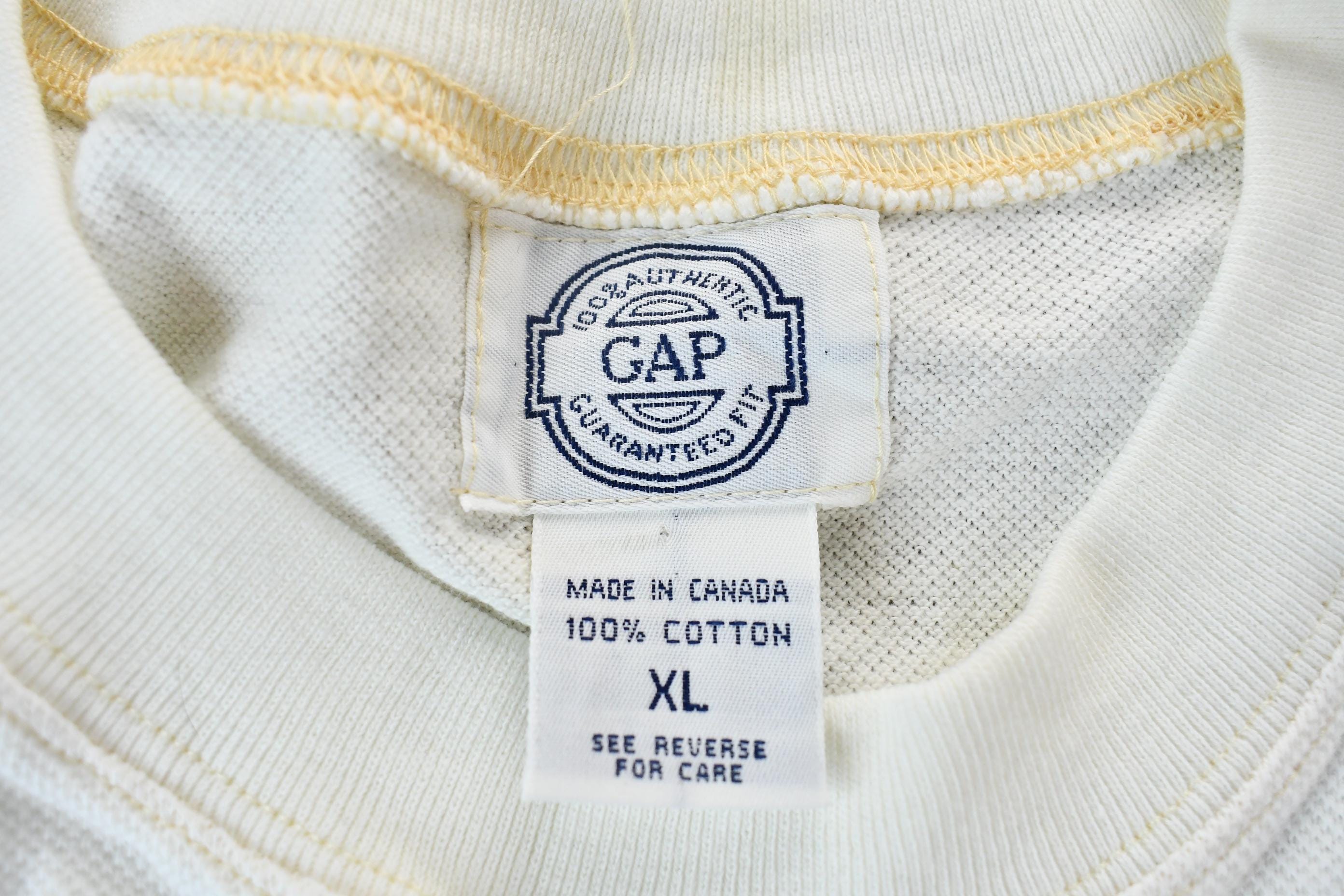 Vintage 1990s Polo Jeans Co. Textured Embroidered Logo V-Neck T-Shirt