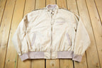 Vintage 1980s Esprit Campus Windbreaker Bomber Jacket