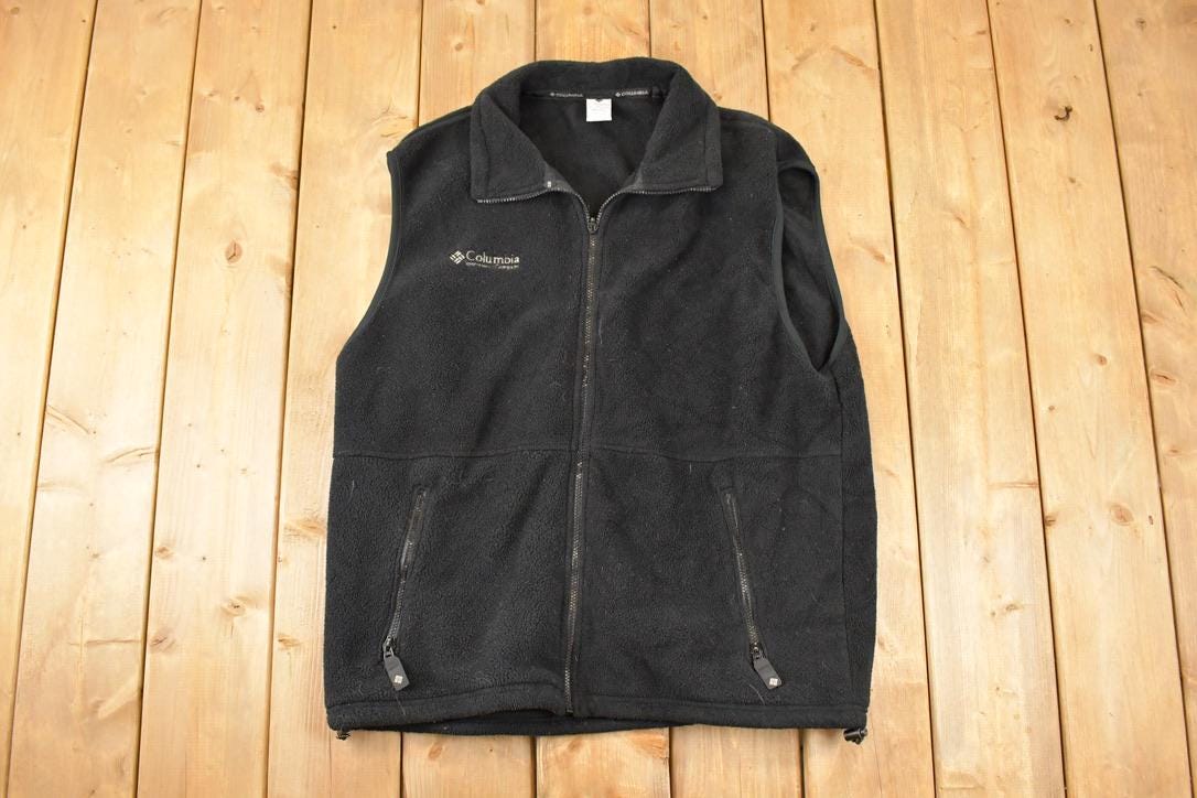 Vintage 1990s Columbia Fleece Outdoorsman Sweater Vest Men's L