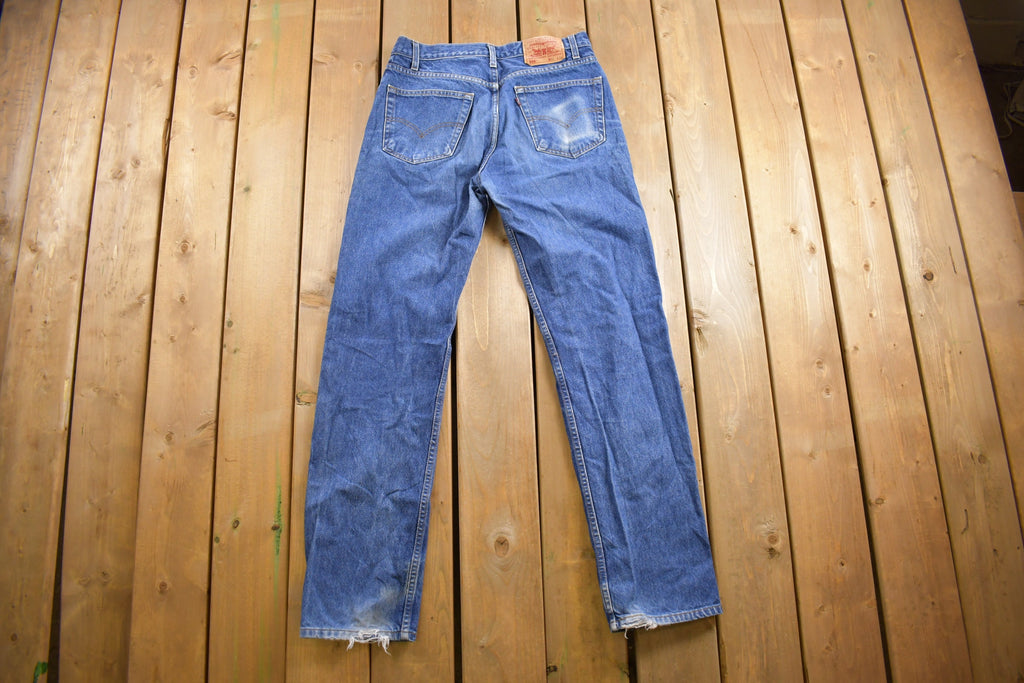 Vintage 1990s Levi's 505 Red Tab Jeans Size 32 x 33.5