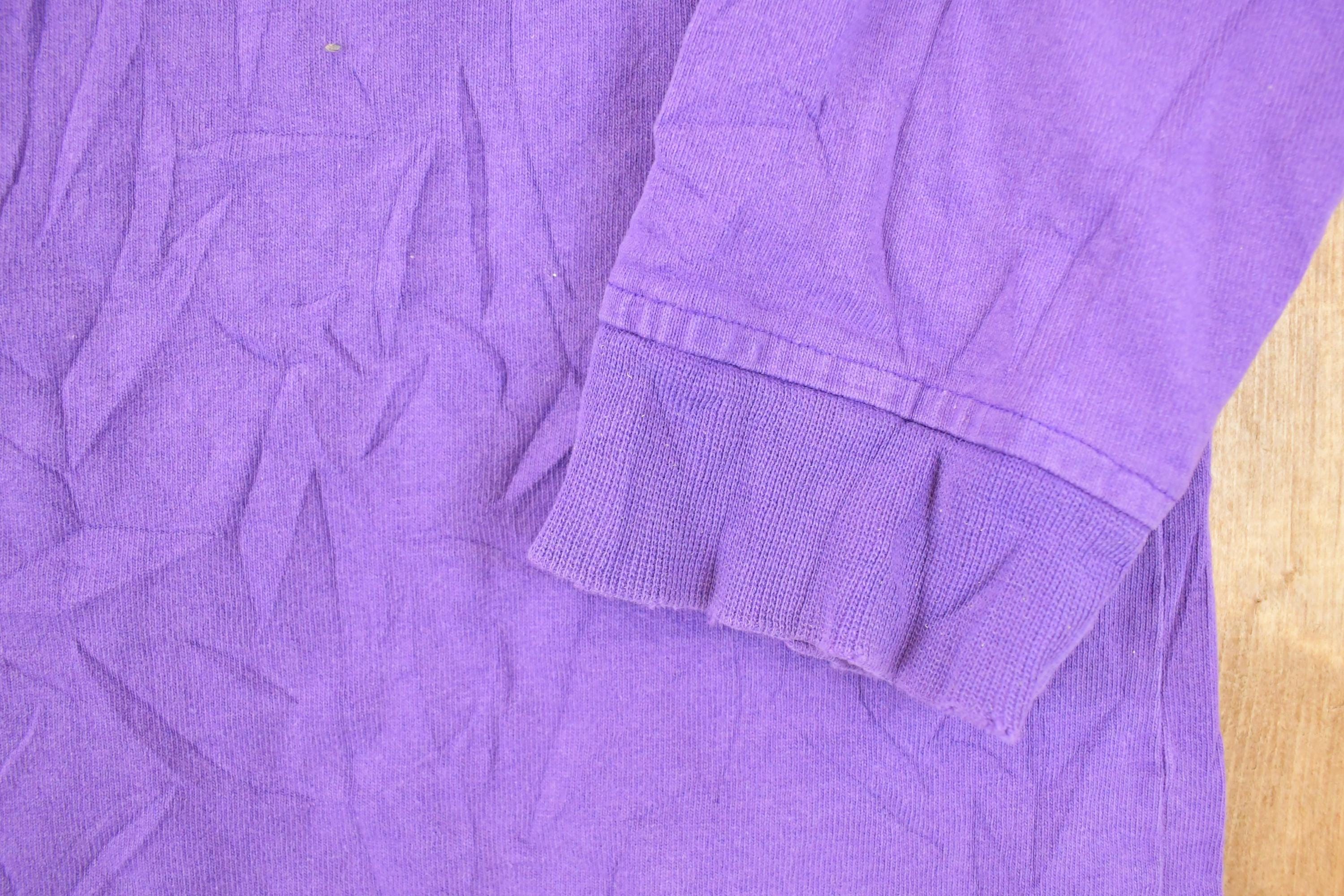 Vintage 1990s Gap Blank Turtleneck Long Sleeve T Shirt Men's L