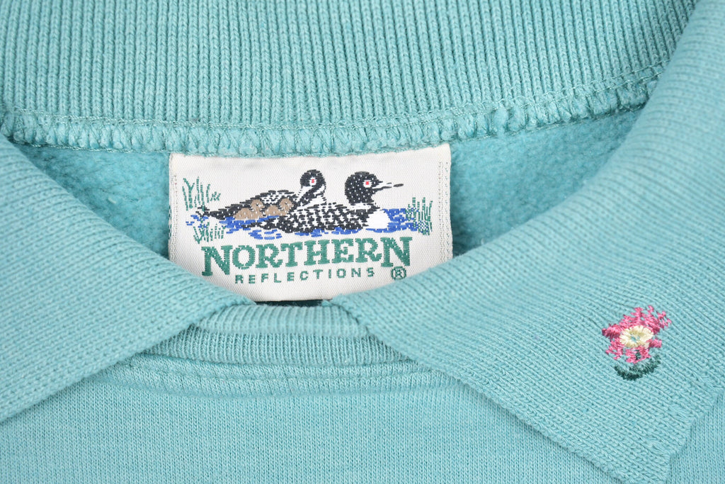 Vintage 1990s Northern Reflections Collared Crewneck Sweatshirt