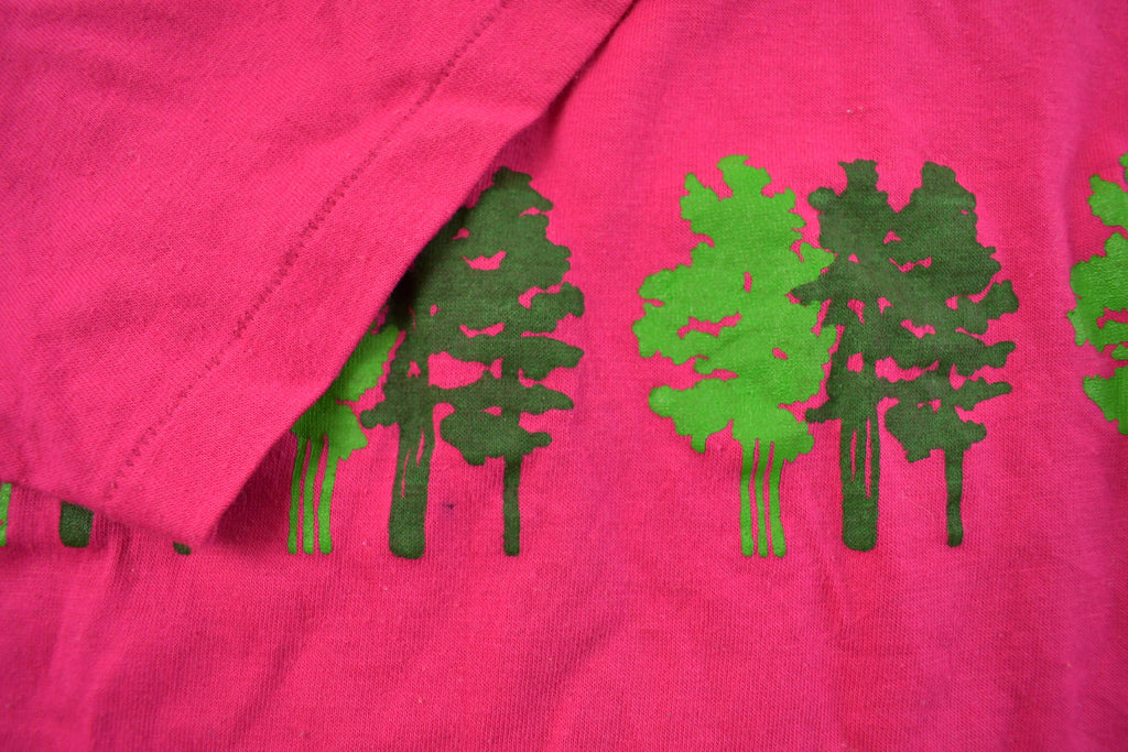Vintage 1990s Artistic Trees Graphic T Shirt