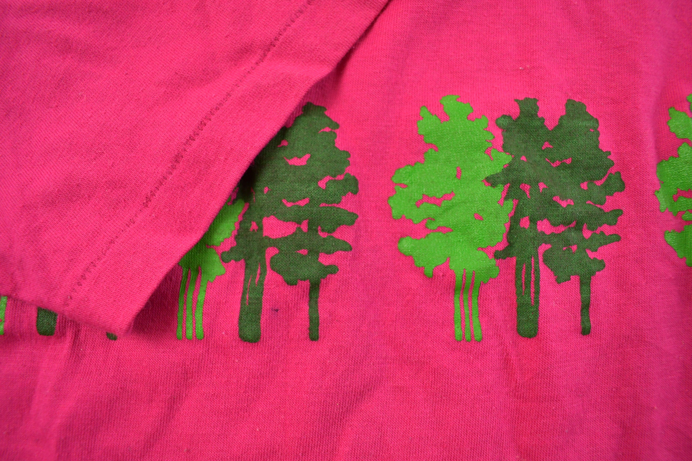 Vintage 1990s Artistic Trees Graphic T Shirt