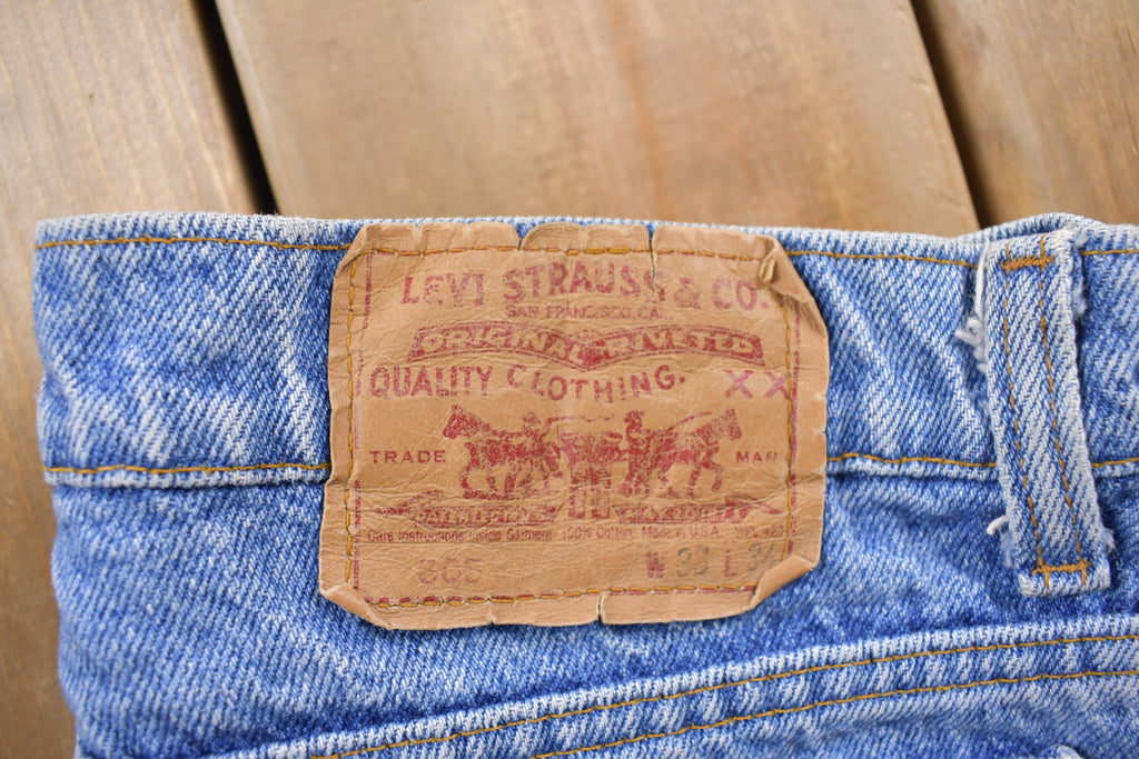 Vintage 1990s Levi's 505 Red Tab Jeans Size 32 x 34