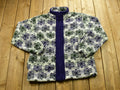 Vintage 1990s Northern Reflections All Over Flower Graphic Fleece Sweatshirt
