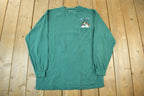 Vintage 1990s Goofy Skiing Disney Long Sleeve T Shirt Men's Large