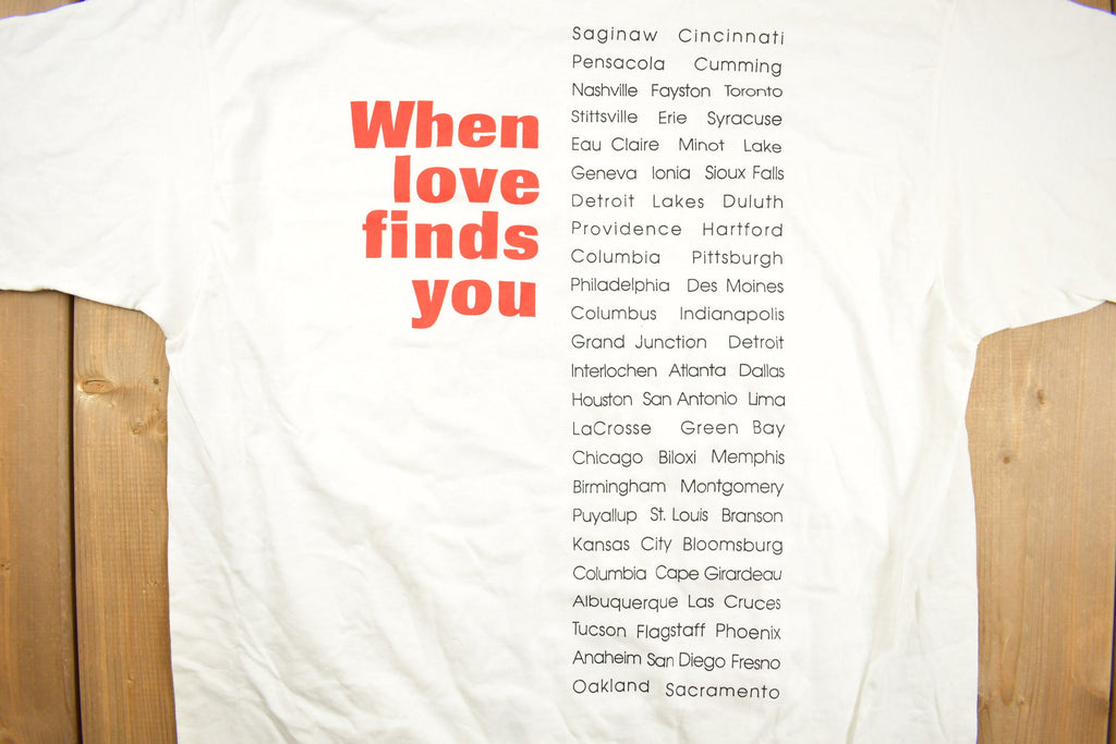 Vintage 1994 Vince Gill When Loves Find You Tour Band T-shirt